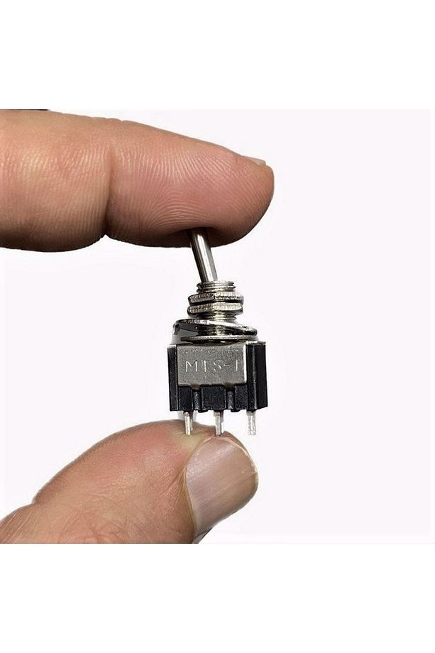 3 Ayak Toggle Switch Anahtar On-off Ic-139 (MTS-102) Siyah 1 Adet - 1