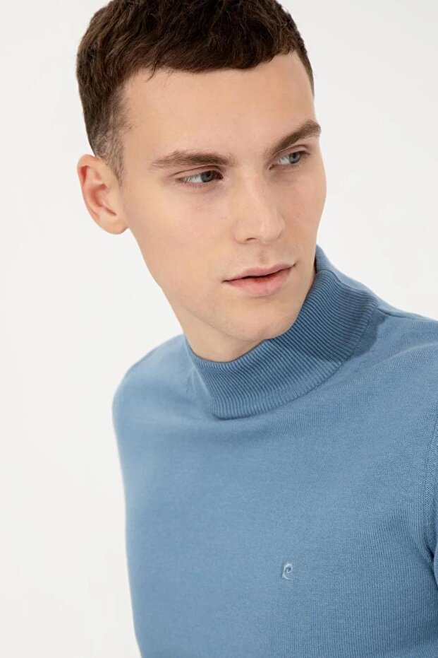 Mavi Triko Kazak Basic - 1