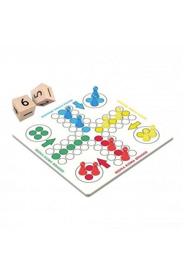 Redka Kızma Birader Oyunu Kızmabirader Ludo Ahşap Zemin - 2