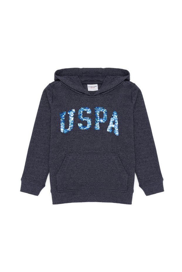 Navy Blue Girls' Sweatshirt