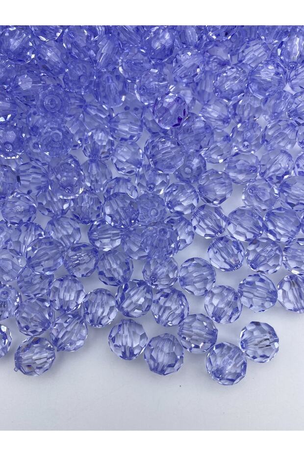 14mm Light Lilac Color Honeycomb Model Acrylic Beads, Jewelry, Bag Making Beads (100Gr,~80 Pieces)