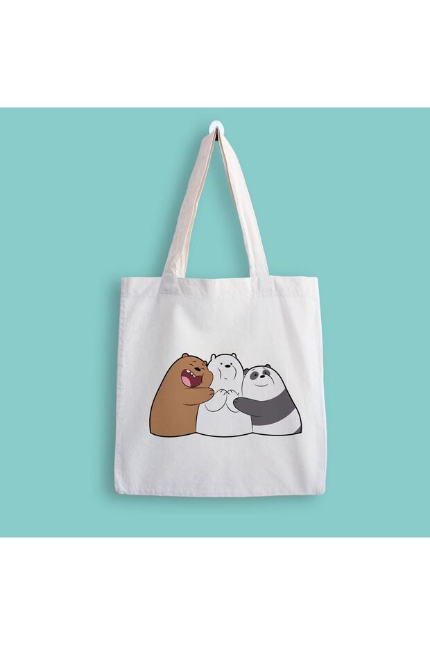 We Bare Bears Printed Cloth Bag