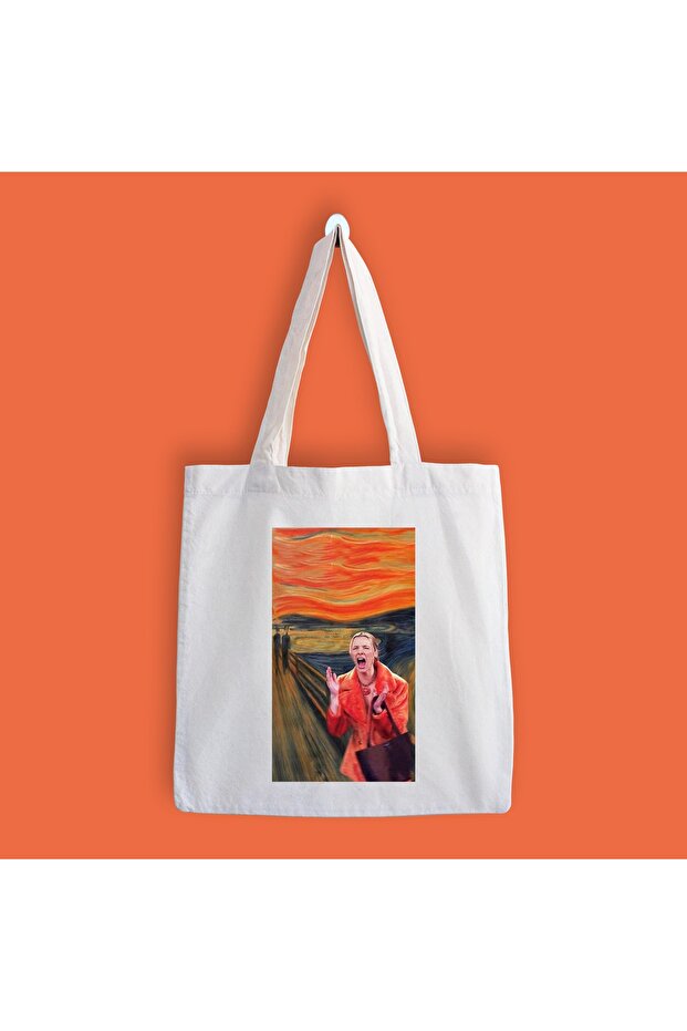 Friends Scream Printed Cloth Bag