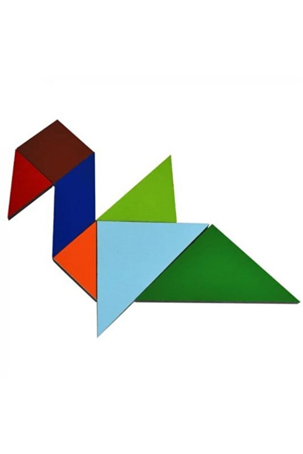 Redka 2'li Tangram Seti 7 Parça Renkli Kare Tangram + T Tangram - 4