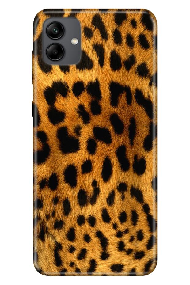 Case for Samsung Galaxy A04 Silicone Moderna Patterned Leopard Fur