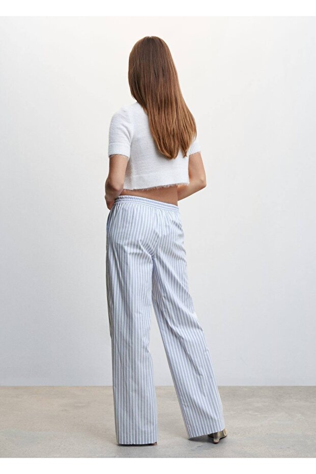 Cotton Striped Pants - 4