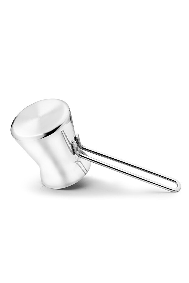 4 Parça Paslanmaz Çelik Lüks Cezve Takımı - 4