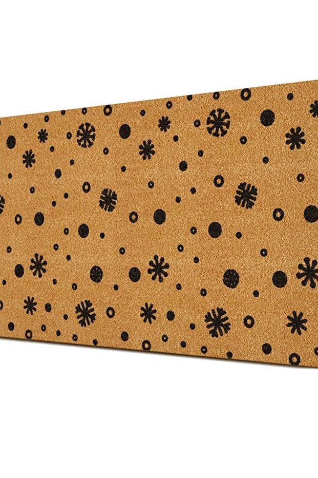 سجادة أمام الباب منقوشة بنقشة ندفة الثلج مقاس 40 × 60 سم - 2