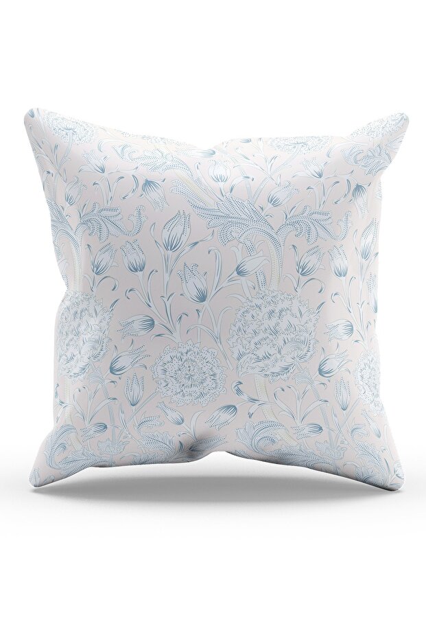 Double Sided Printed Classic-4 Patterned Suede Throw Pillow Case - 1