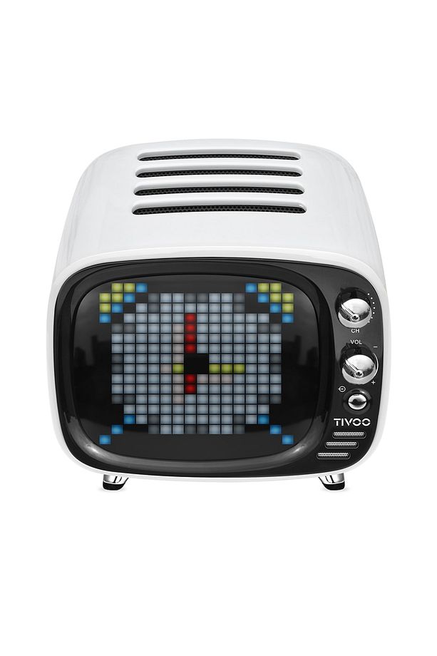 Tivoo Retro LED Ekranlı Bluetooth Hoparlör Beyaz - 2