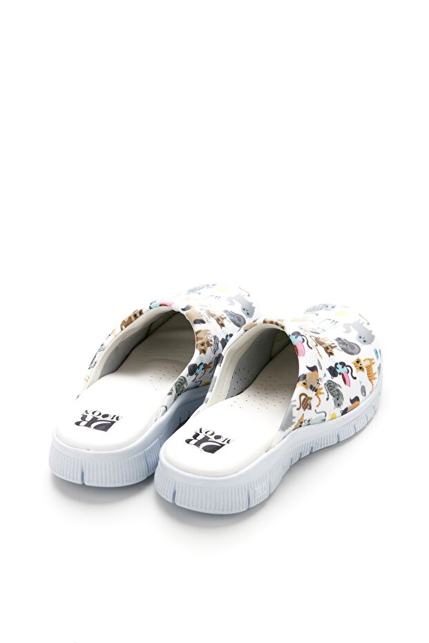 Kedi Desenli Comfortflex Sabo Terlik - 5