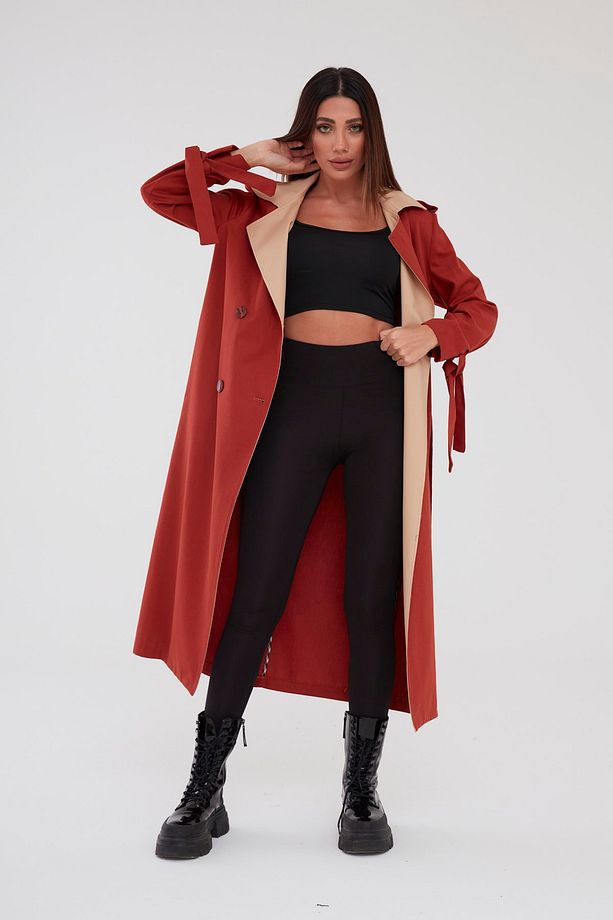 Çiftrenk Trençkot Oversize - 3