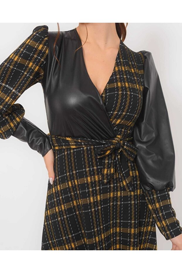 Rochie din piele - 5