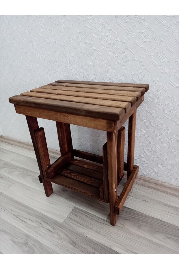 Ahşap Mutfak Merdiven Taburesi - 2