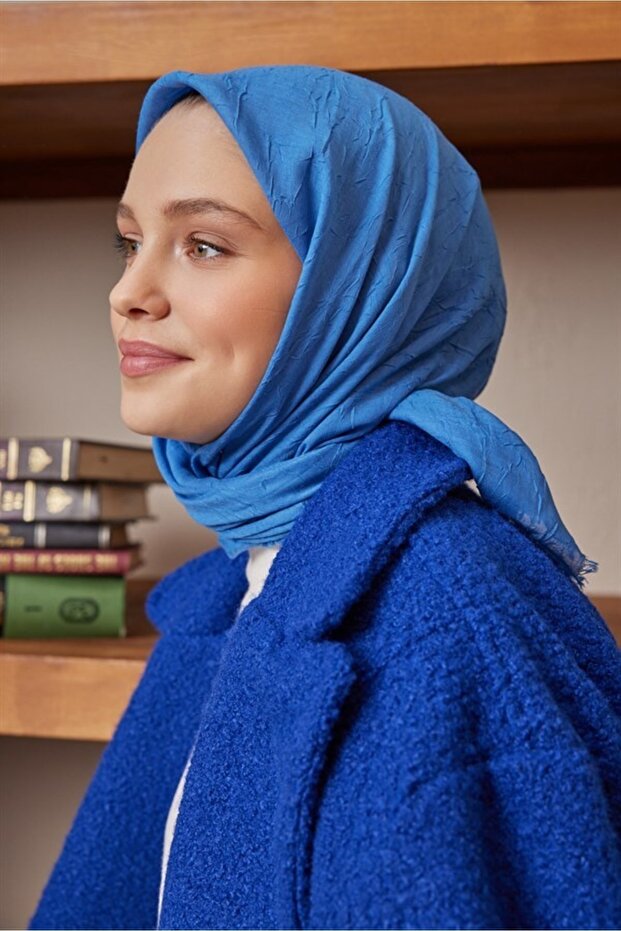 Bambu Eşarp Indigo - 1