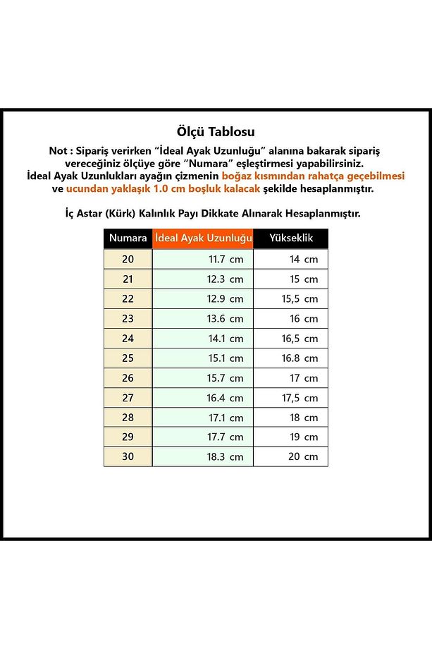 W10101 Chufo Cuello Çocuk Lacivert Kürklü Yağmur Çizmesi - 4