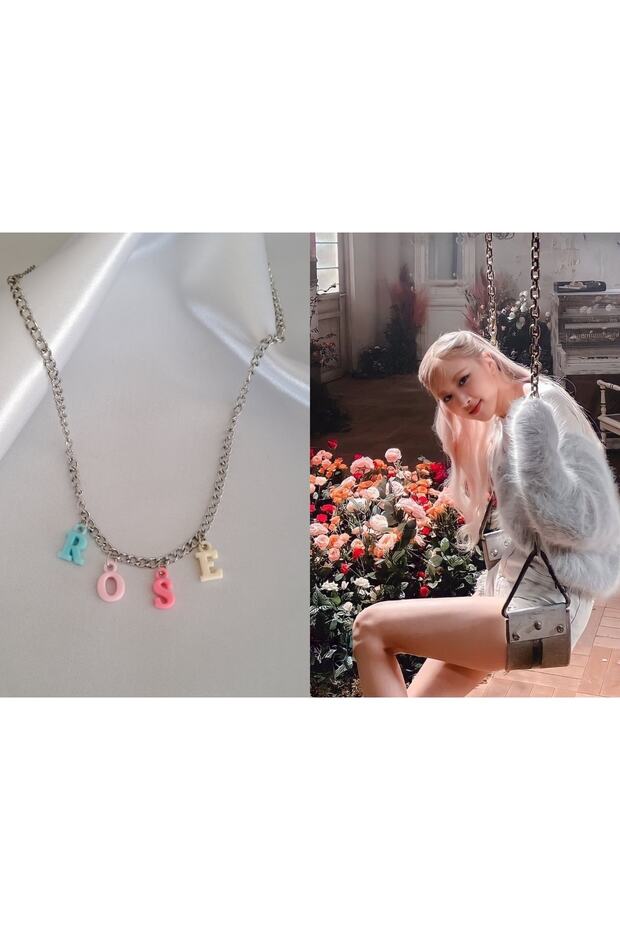 Blackpink Rose Necklace