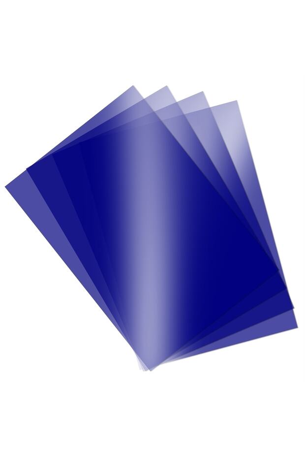 Acetate Paper Transparent Blue 250 Micron 35X50 3-Pack