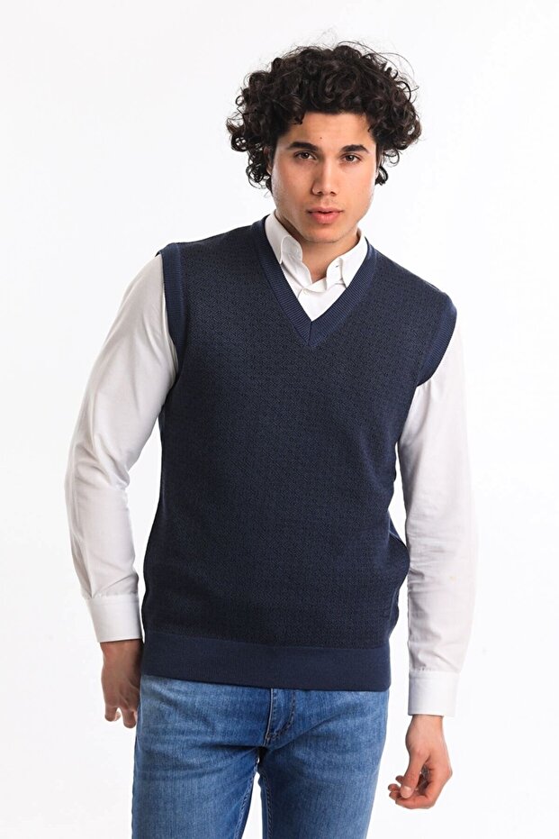 Erkek Kışlık Örme Süveter - 1