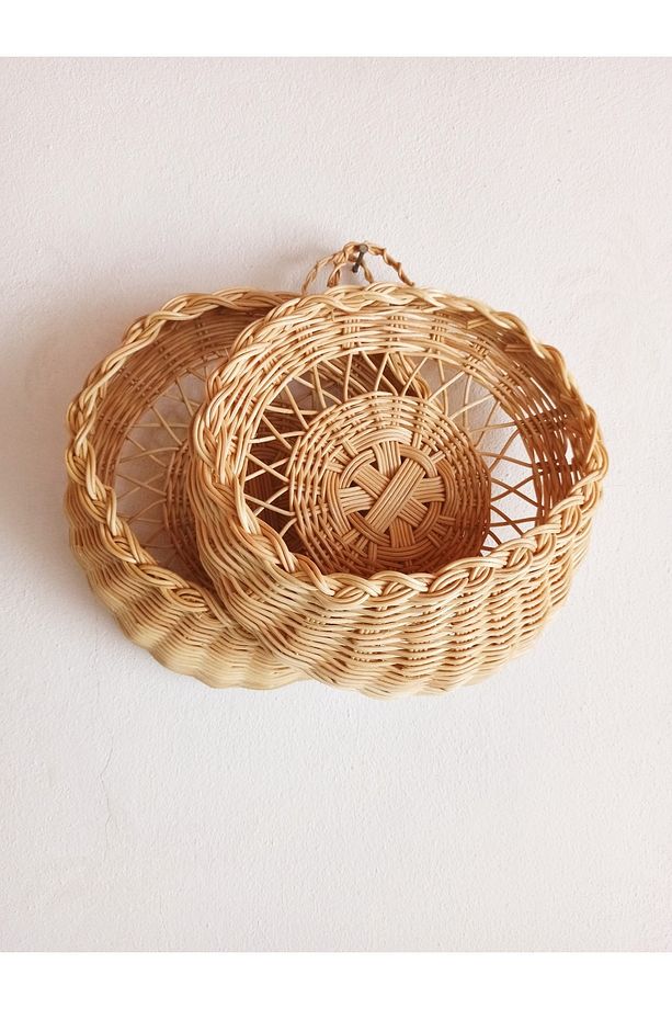 Gudelidekor Hasır Bambu Rattan Duvar Dekoru Kapı Süsü - 2