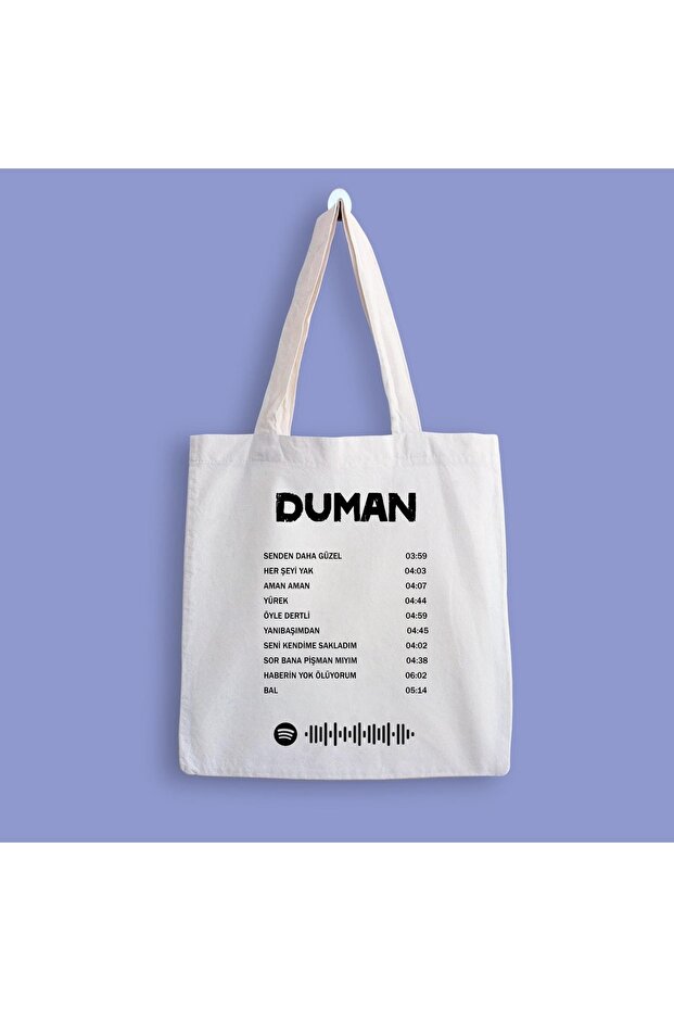 Duman Album Receipt Printed Cloth Bag