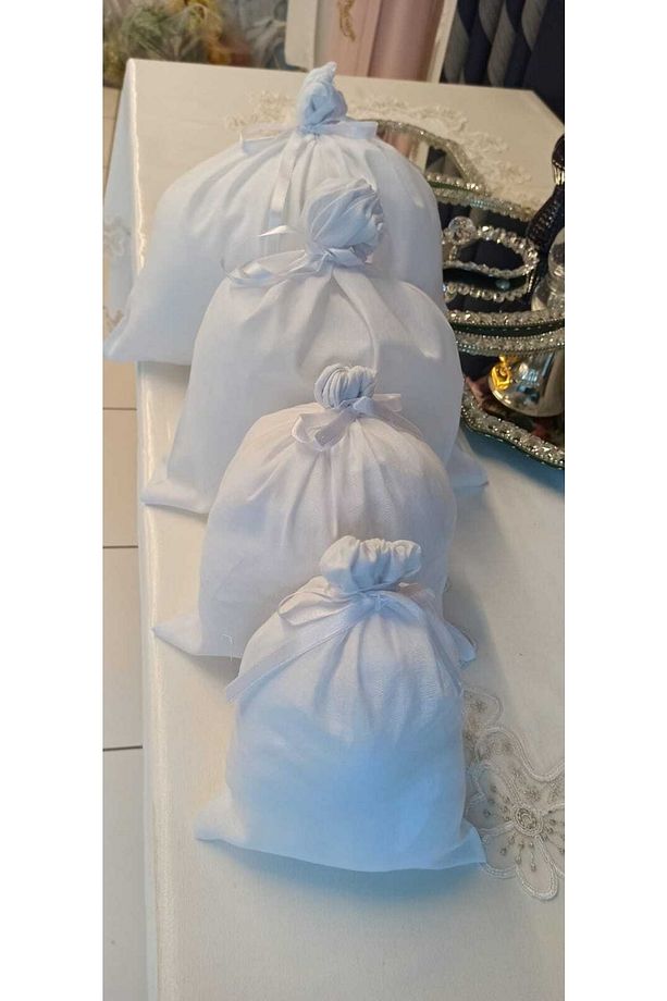 4lü Set Peynir, Süt, Yoğurt Süzme Torbası, Bakliyat Torbası, Süzme Kesesi, Bez Torba, Mermerşahi - 3