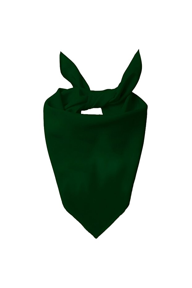 Kare Tek Renk Fular - 1