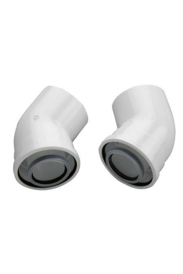 Yoğuşmalı Kombi Baca Dirseği 45 Derece - 1