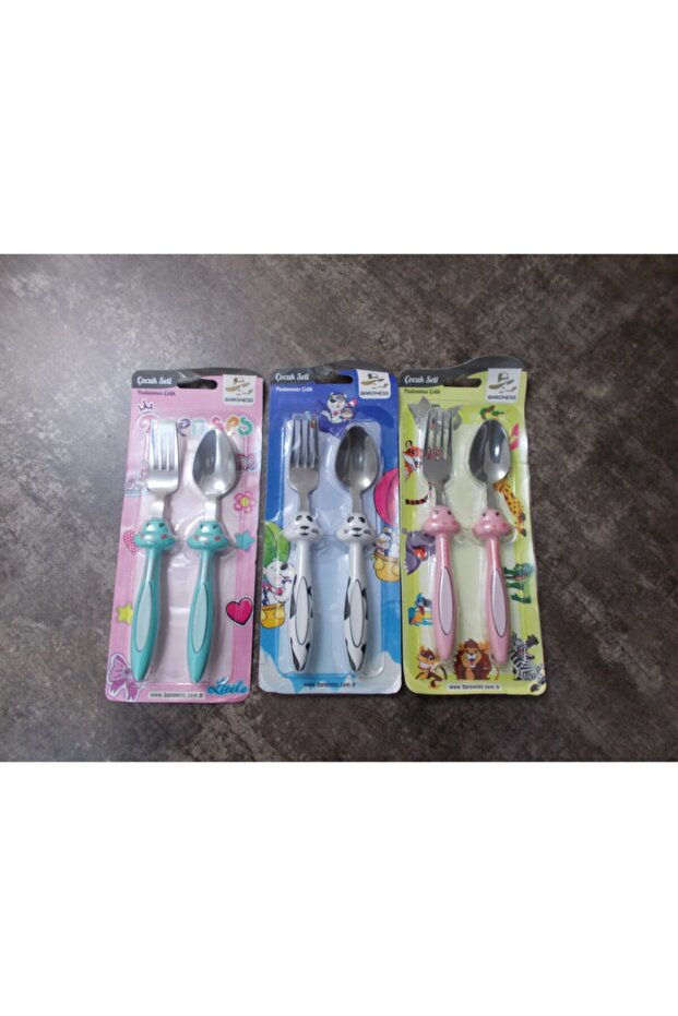 ملعقة شوكة للأطفال - 1