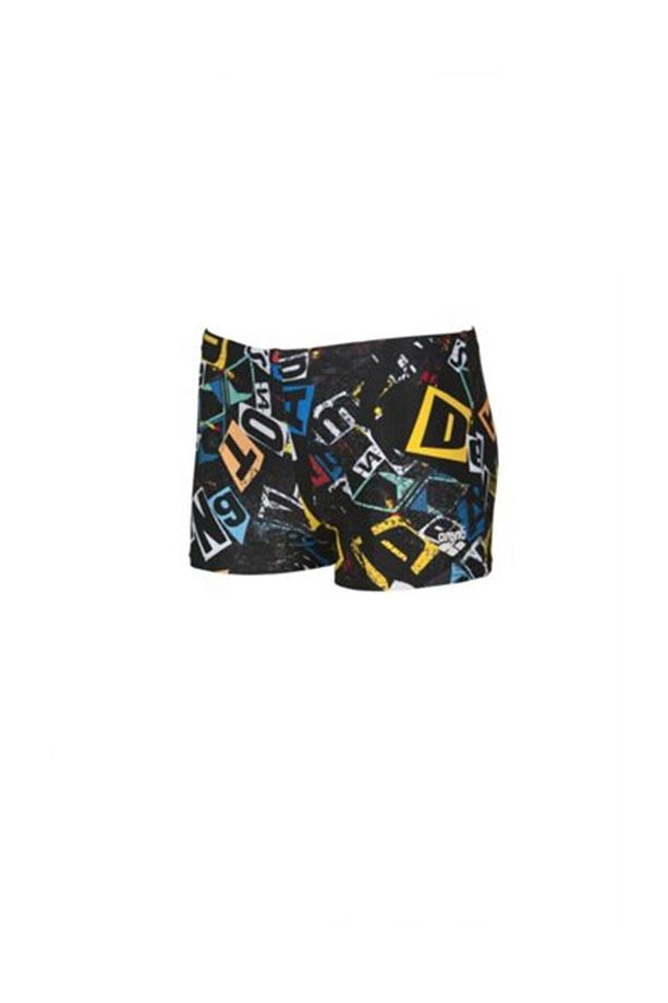 Erkek Çocuk Siyah Desenli Mayo Rowdy Jr Short 001772-510-b - 1