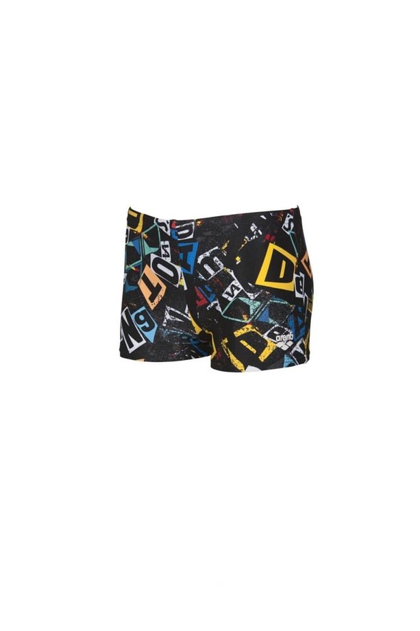 Erkek Çocuk Siyah Desenli Mayo Rowdy Jr Short 001772-510-b - 4