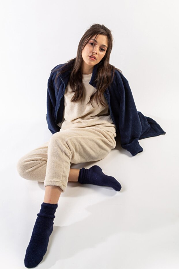 Kadın Angora Wellsoft Basic Yaka Takım - 6