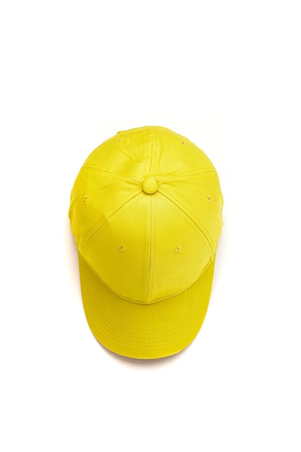 Unisex Sarı Ayarlanabilir Vigante Kep - 3