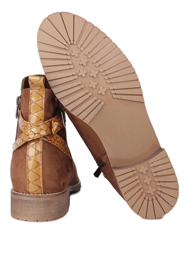 111402 165 Kadın Taba Süet Bot - 6