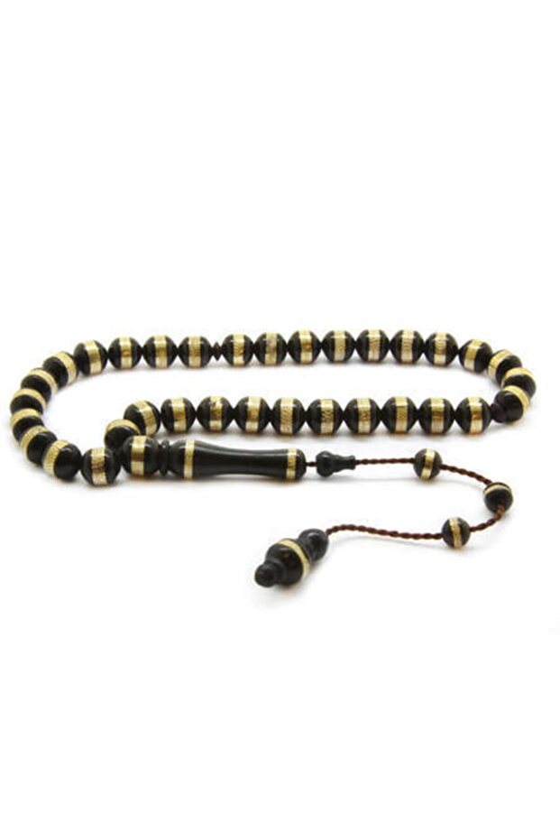Cylinder Cut Ovened Brass Spiral Kuka Rosary - System