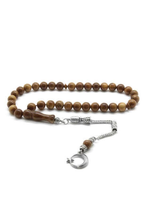 Non-Tarnishing Metal Tasseled Light Color Globe Cut Kuka Prayer Beads