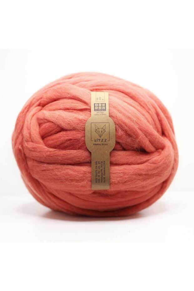 Dev Yün El Örgü Ipi // Koyu Somon // 500gr // D11 - 1