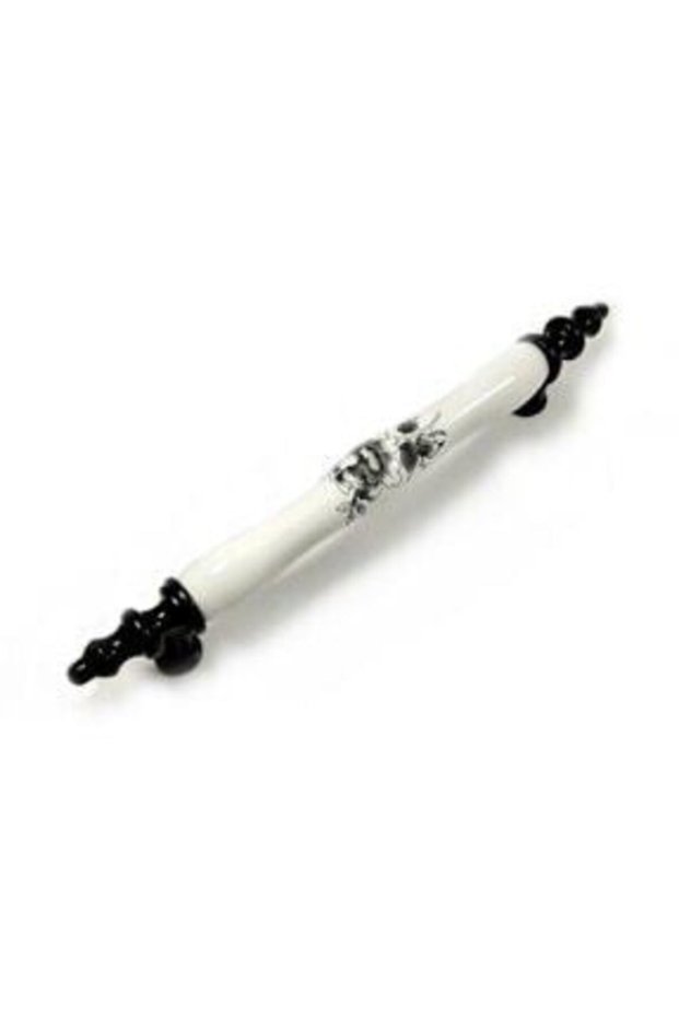 Violet 128 Mm Black Porcelain Handle
