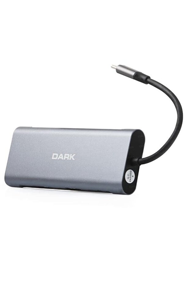 Usb 3.1 Type C 9 In 1 Ethernet - Hdmı - Tf Sd Kart Okuyucu - Usb 3.0 - Kulaklık Çevirici Hub - 3