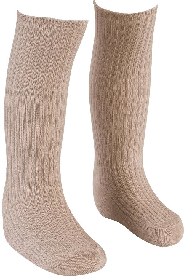 Unisex Kids Brown Derby Knee Socks