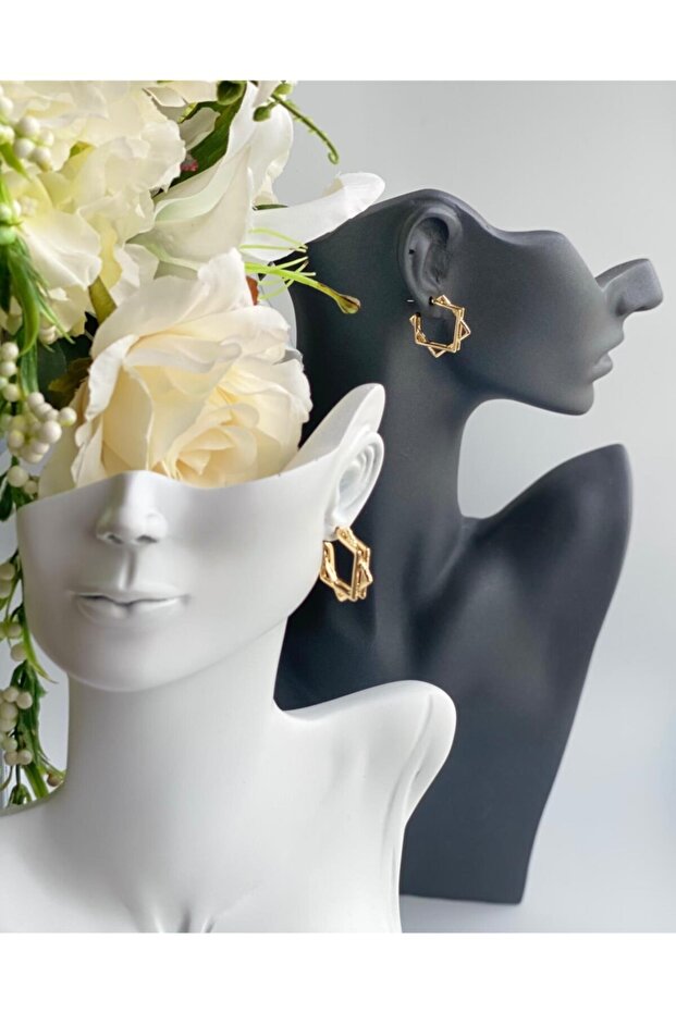 Women's Luxury 3 Layers Square Hoop Earrings