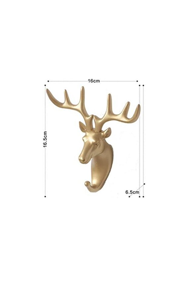 Geyik Boynuz Duvar Dekor  Askılık - 5