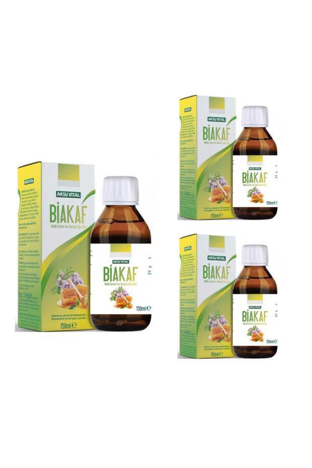 Aksuvital Biakaff Kekik Içeren Sıvı Takviye Edici Gıda X 3 Adet - 1