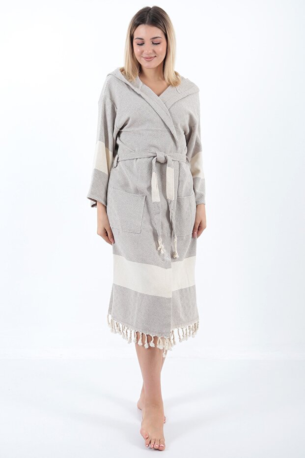 Celena Loincloth Bathrobe Gray