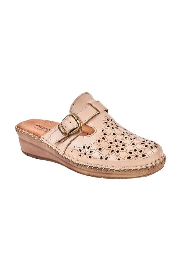 Cary-h 80625 Beige Women's Daily Sabo Slippers