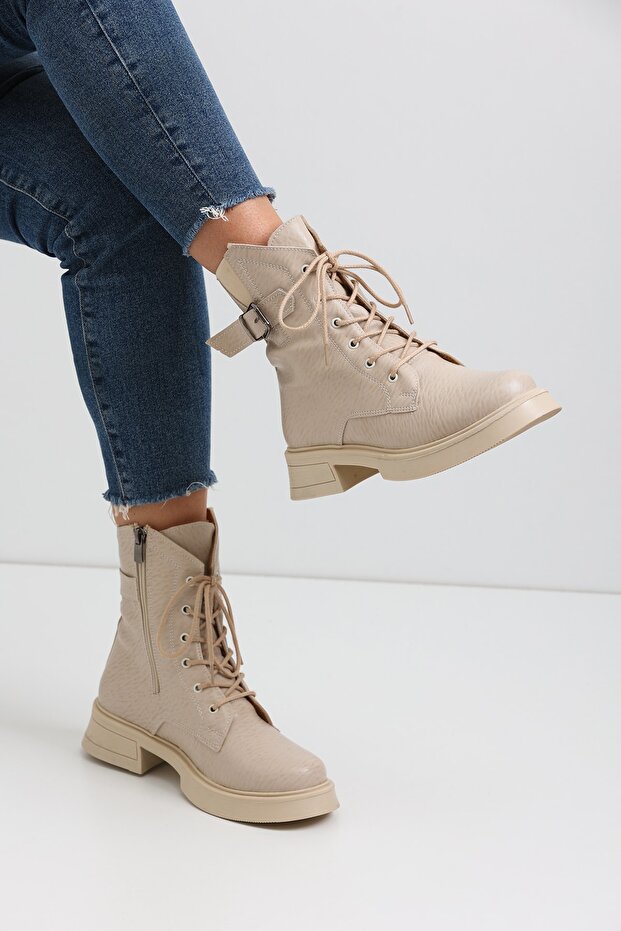 Kadın Bej Postal Bot - 2