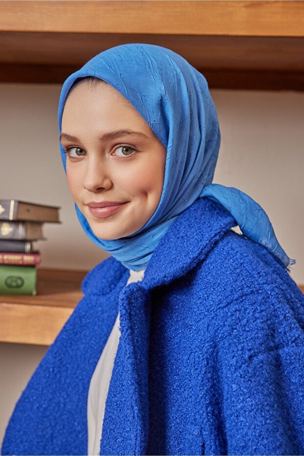 Bambu Eşarp Indigo - 2