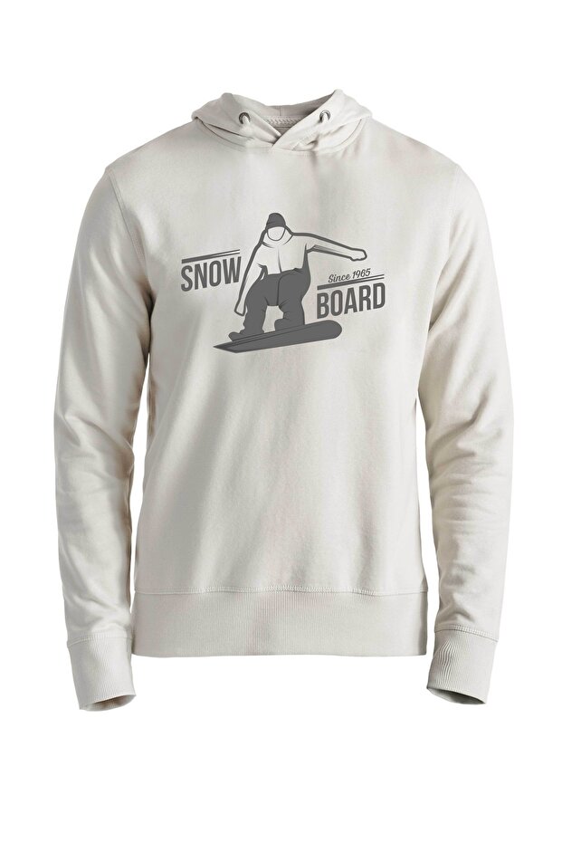 سويت شيرت Snowboad Ecru