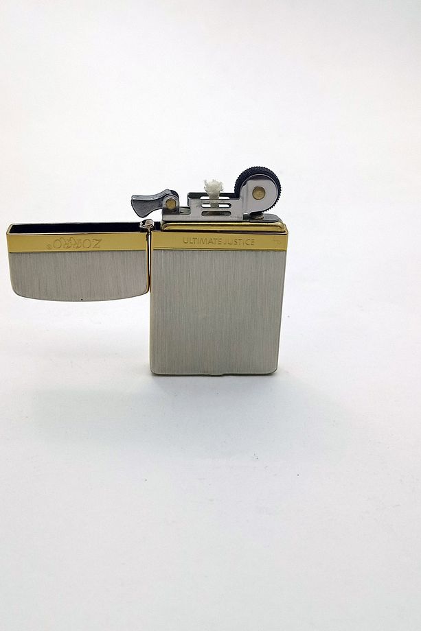 Fırçalı Desen Zorro Slim Çakmak - 3