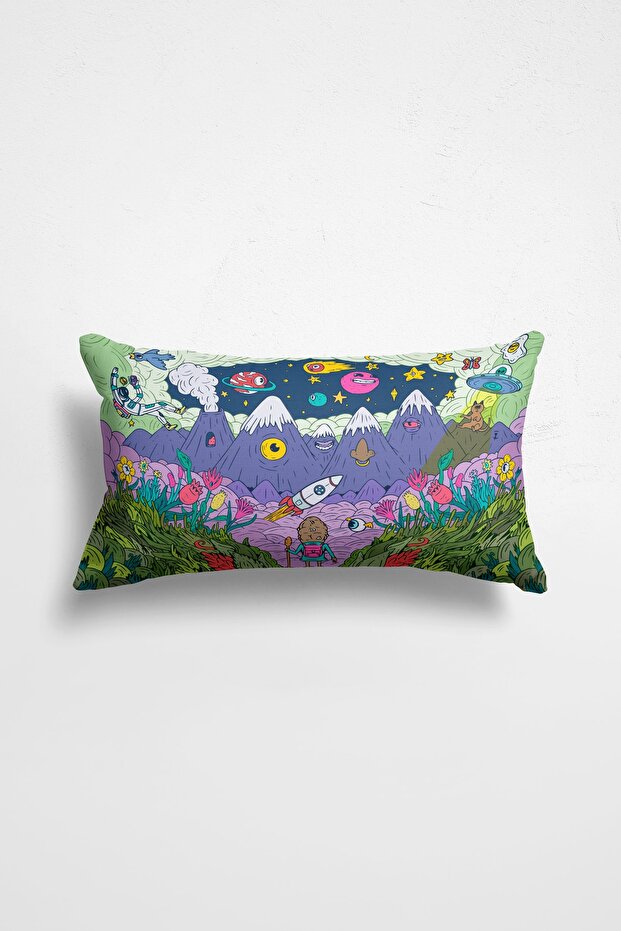 Decorative Throw Pillow Double Sided Patterned 30x50cm Filled Inside